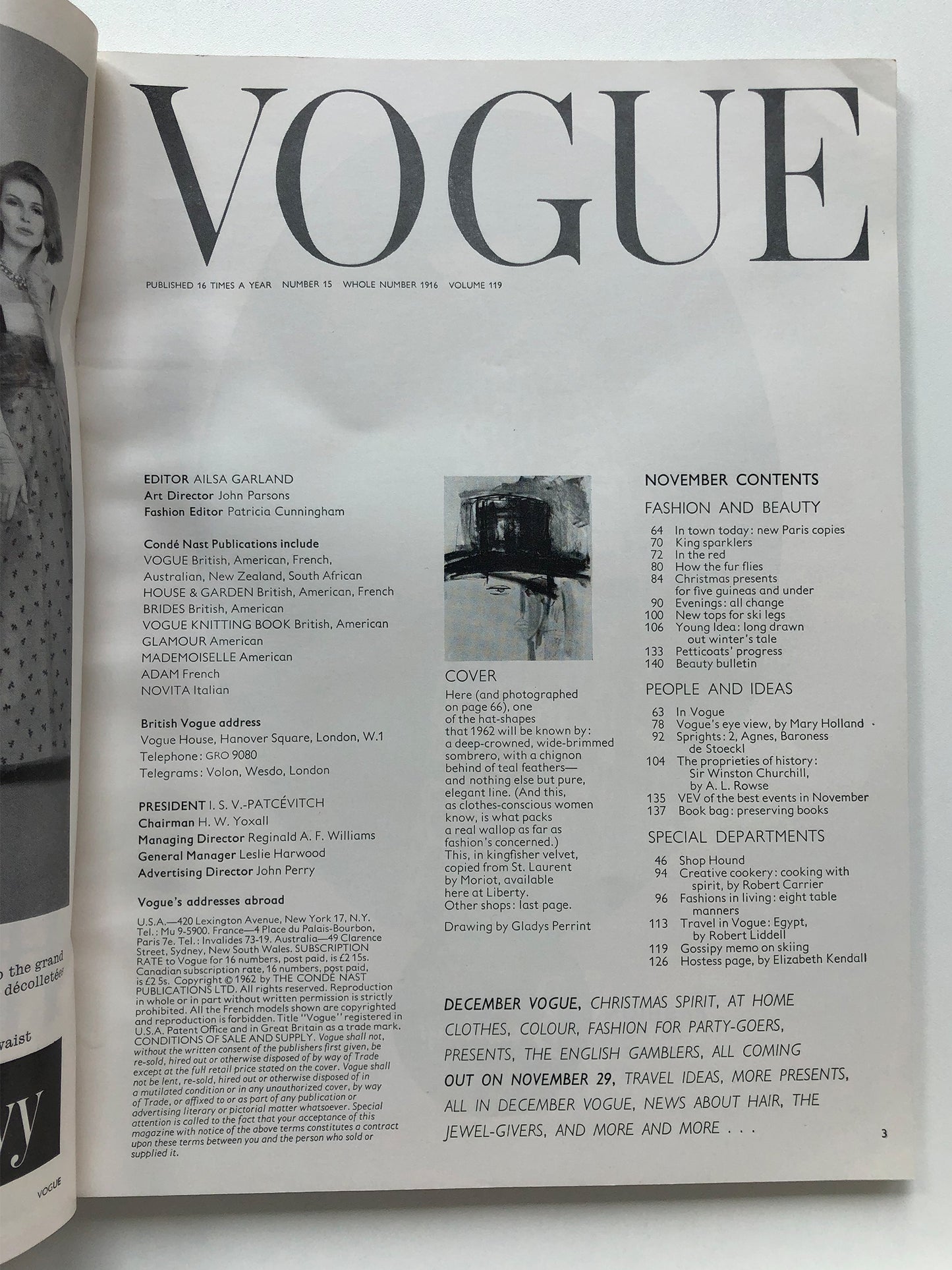 British VOGUE UK November 1962