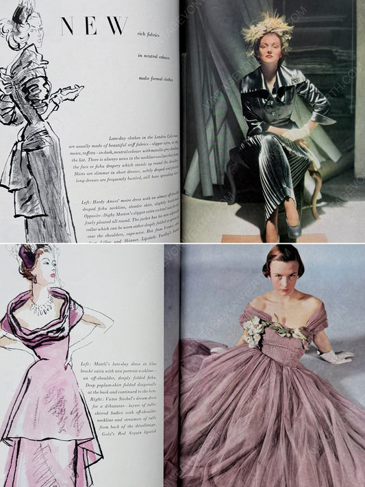 BRITISH VOGUE UK APRIL 1949