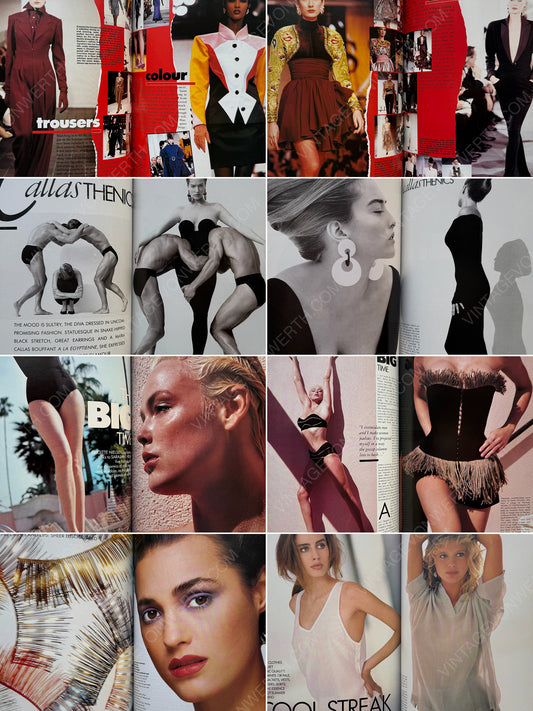 BRITISH VOGUE UK JULY 1988