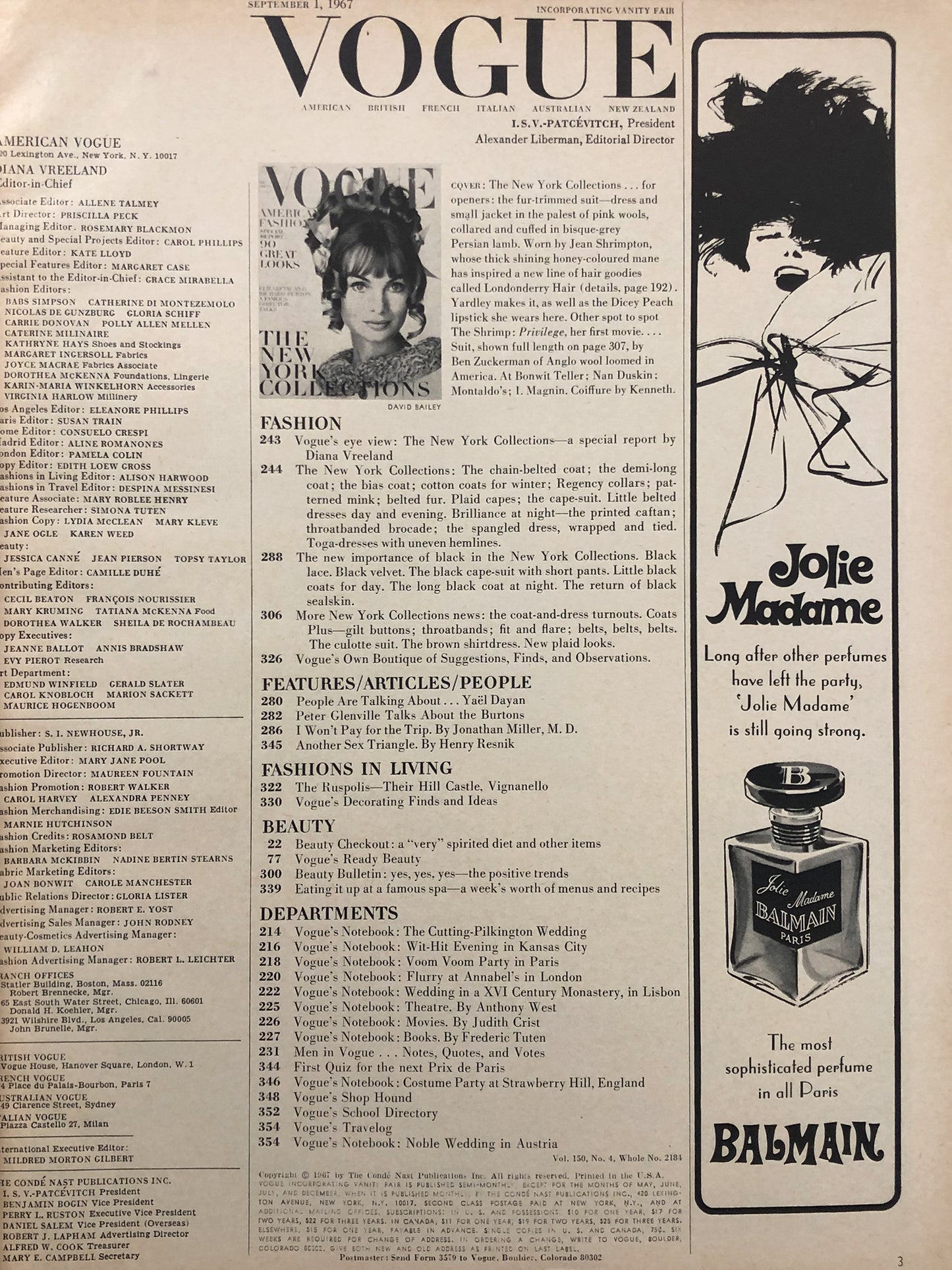 VOGUE US September 1, 1967