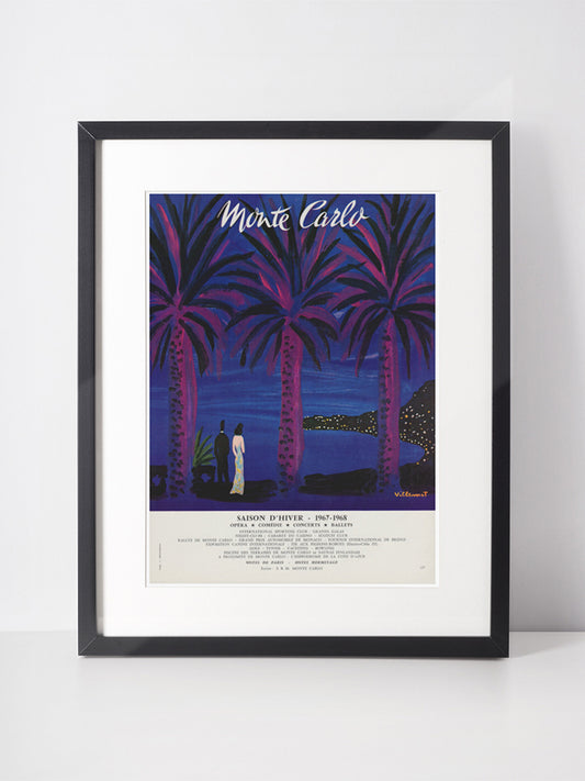 MONTE CARLO 1967 Vintage Advertisement 1960s Monaco Travel Tourism Print Ad