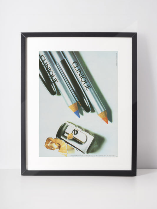 CLINIQUE 1985 Vintage Print Advertisement Beauty Cosmetics 1980s Magazine Ad