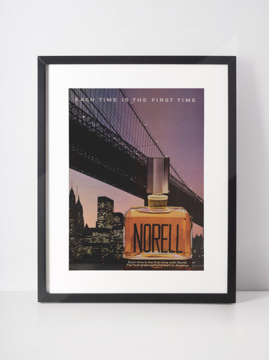 NORMAN NORELL 1978 Vintage Advertisement Perfume Scent Fragrance