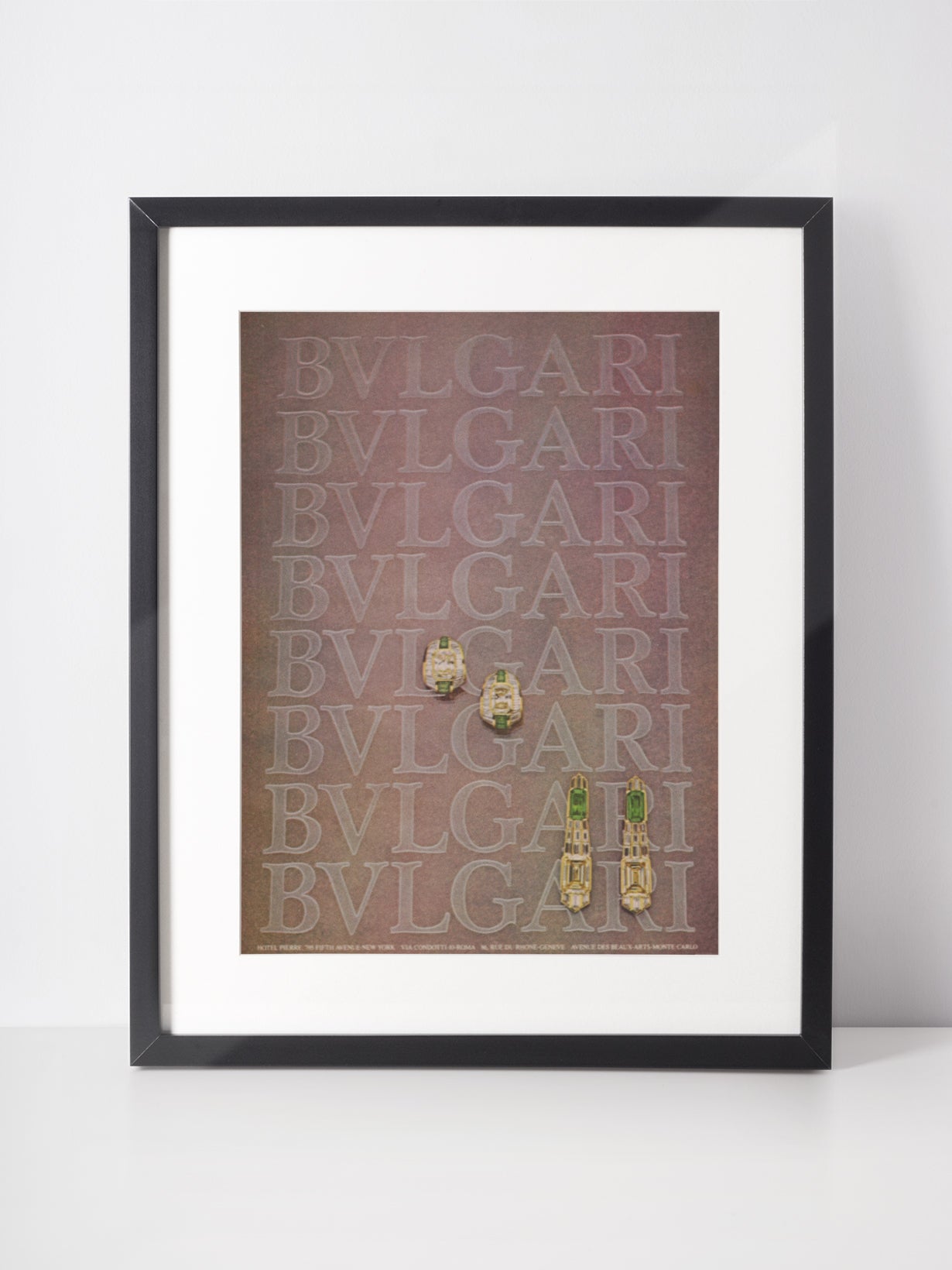 BVLGARI 1978 Vintage Advertisement Bulgari Jewelry