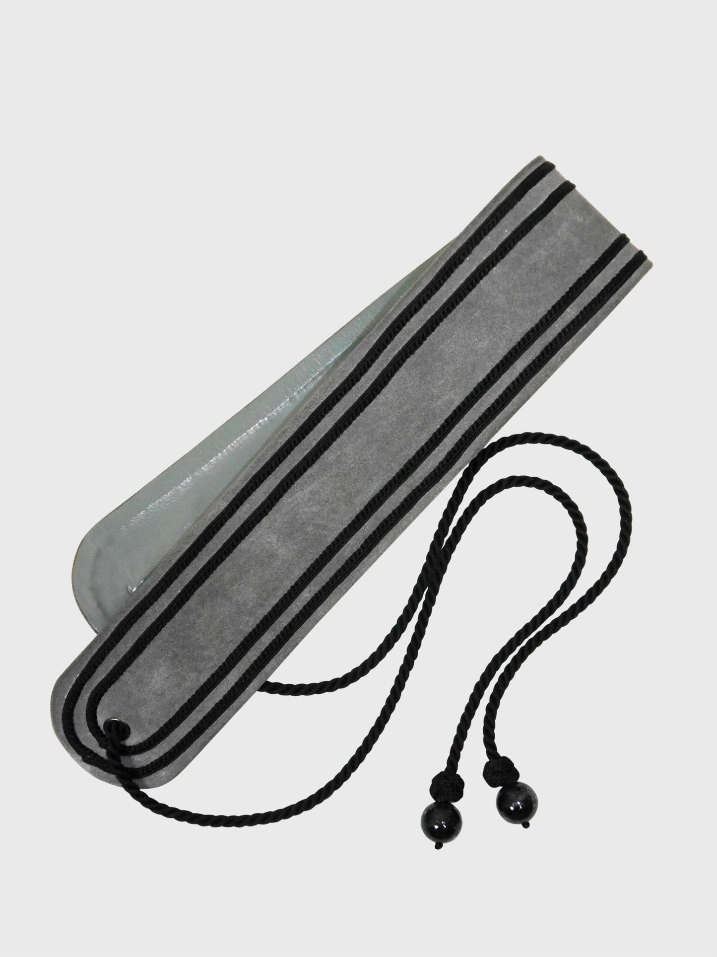 YVES SAINT LAURENT 1970s Vintage Grey Suede Belt Russian Collection Era Size XS-S