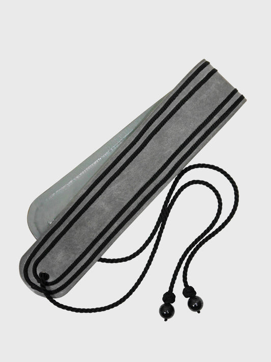 YVES SAINT LAURENT 1970s Vintage Grey Suede Belt Russian Collection Era Size XS-S