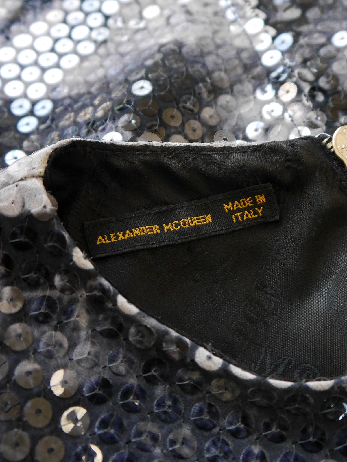 ALEXANDER MCQUEEN Fall 1998 "Joan" Romanov Sequin Top