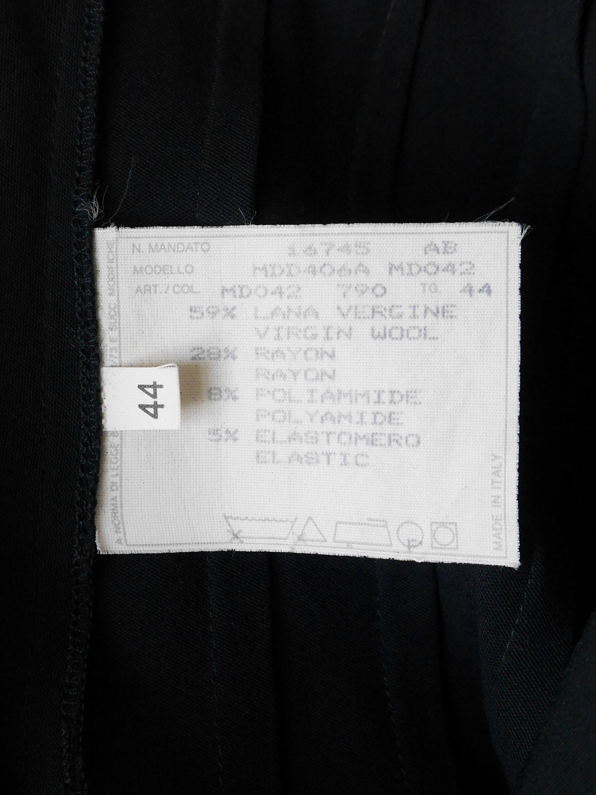 ALEXANDER MCQUEEN Spring 2002 "Dance Of The Twisted Bull" Buckled High-Low Dress