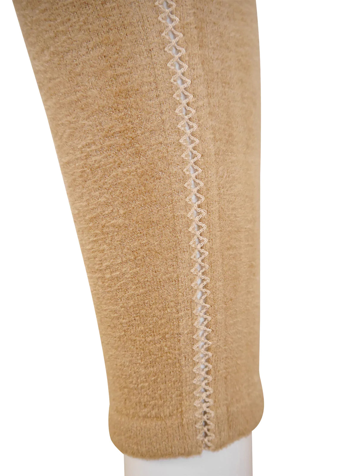 Copy of AZZEDINE ALAIA Fall 1991 Vintage Camel Bodycon Top & Leggings Ensemble Size S // Sold