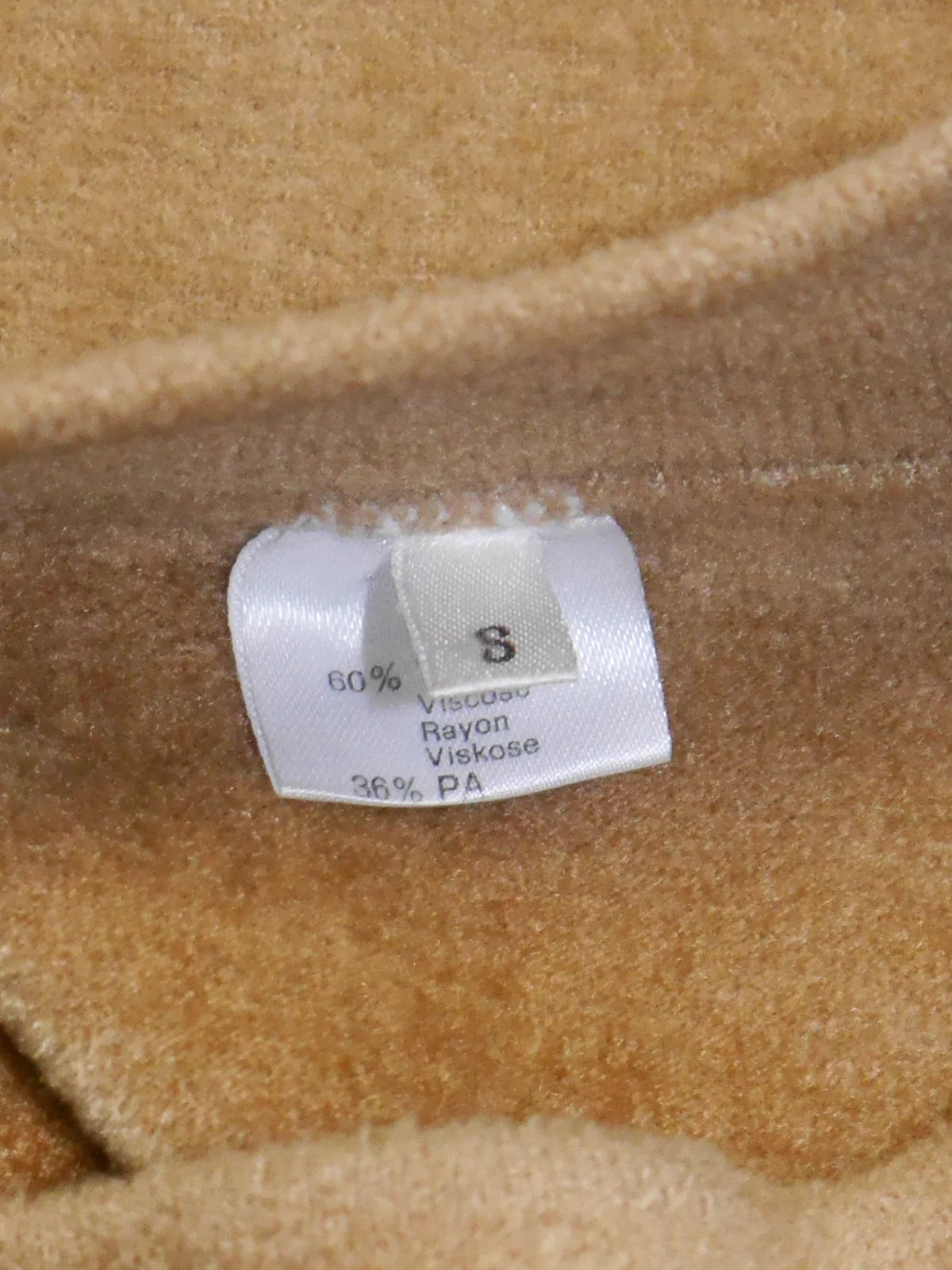 Copy of AZZEDINE ALAIA Fall 1991 Vintage Camel Bodycon Top & Leggings Ensemble Size S // Sold