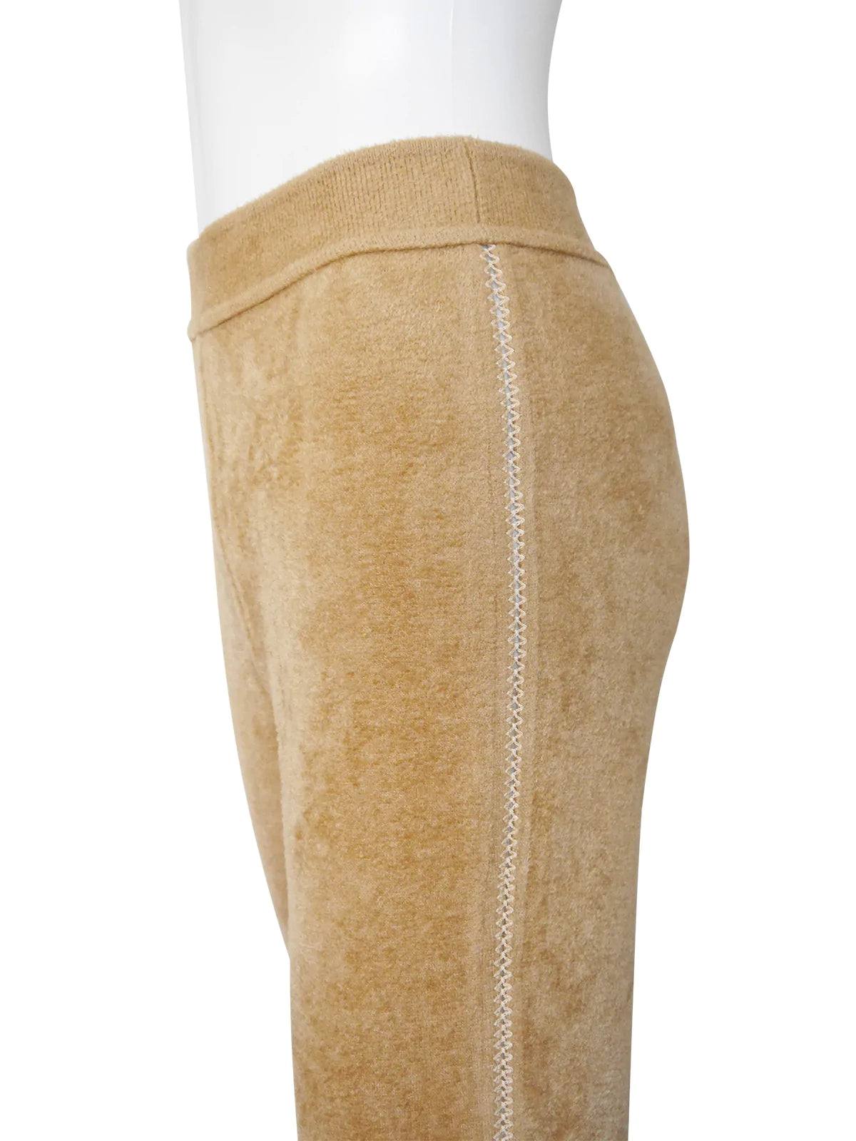 Copy of AZZEDINE ALAIA Fall 1991 Vintage Camel Bodycon Top & Leggings Ensemble Size S // Sold