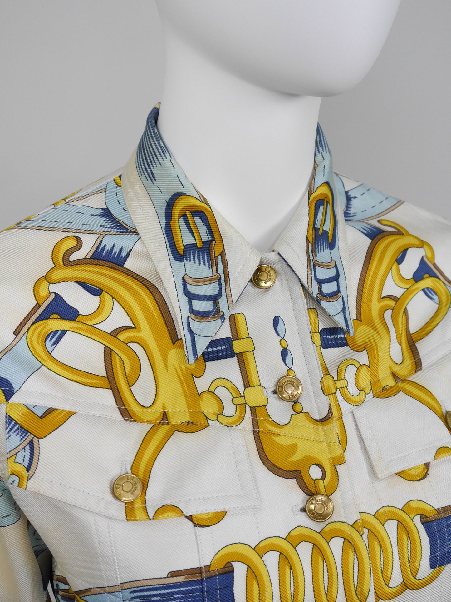 CHRISTIAN DIOR by John Galliano Spring 2000 Vintage Silk Jacket & Skirt Suit