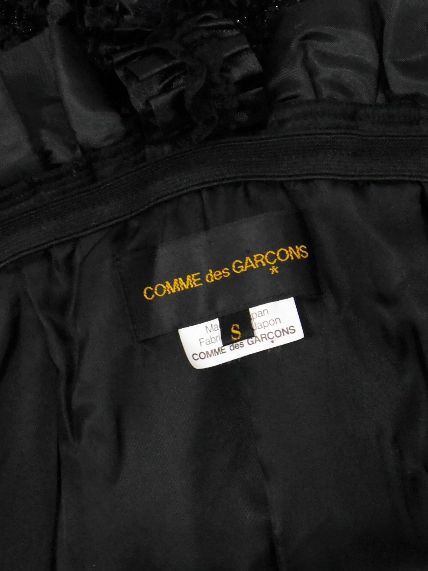 COMME DES GARÇONS Fall 2008 Vintage "Bad Taste" Ruffled Harness Jacket Size S