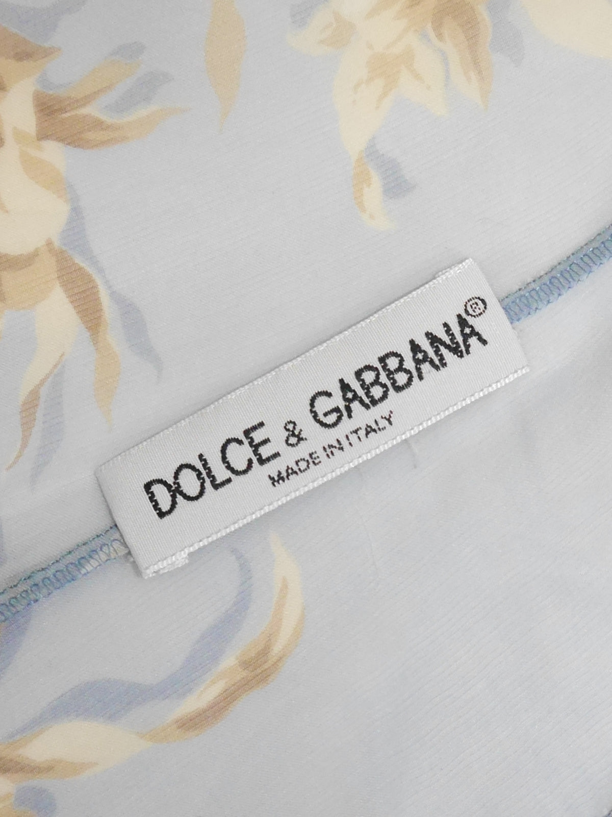 DOLCE & GABBANA Spring 1997 Vintage Floral Silk Lingerie Maxi Dress