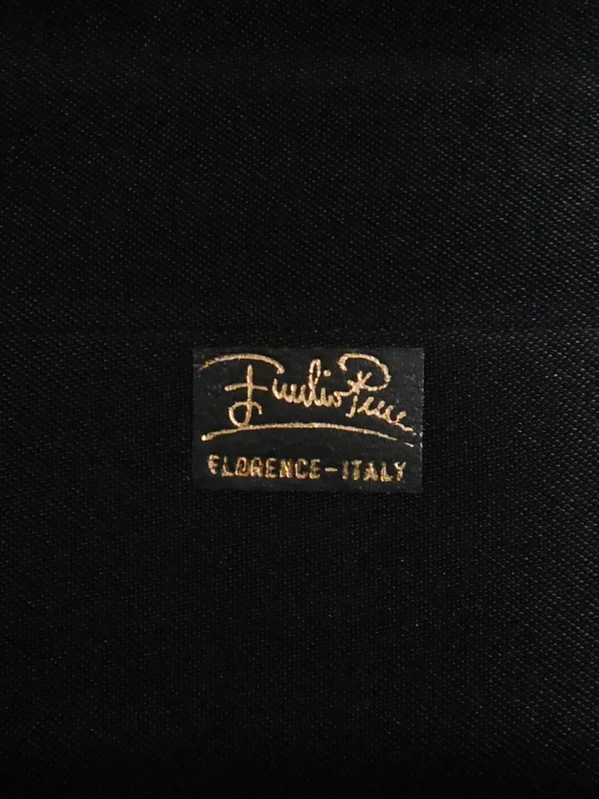 EMILIO PUCCI Vintage Turquoise Signature Print Velvet Clutch Evening Bag