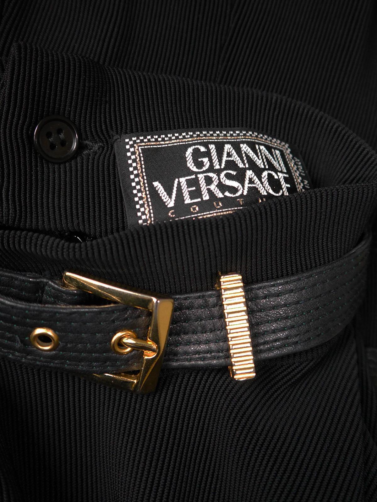 GIANNI VERSACE Couture Fall 1992 Vintage Bondage Dress