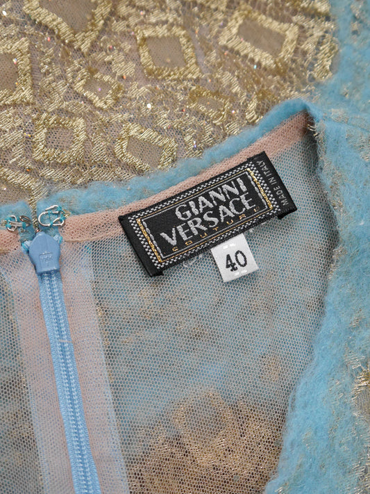 GIANNI VERSACE Spring 1999 Top & Skirt as Modeled by Kate Moss