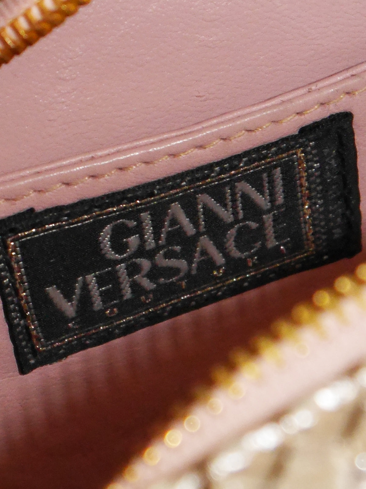 GIANNI VERSACE 1990s Vintage Silver Python Medusa Handbag