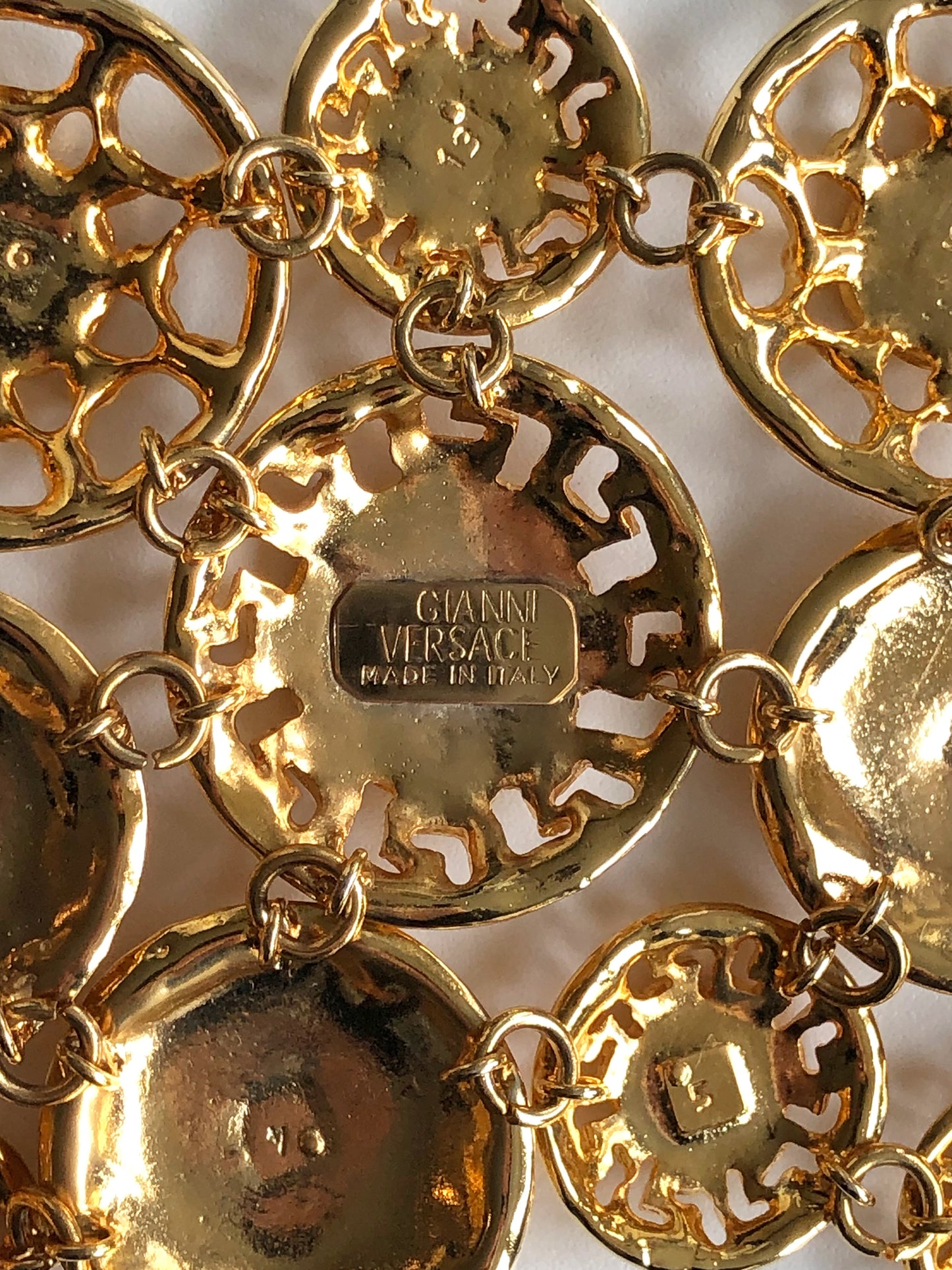 GIANNI VERSACE 1990s Vintage Maximalist Medusa Statement Bracelet