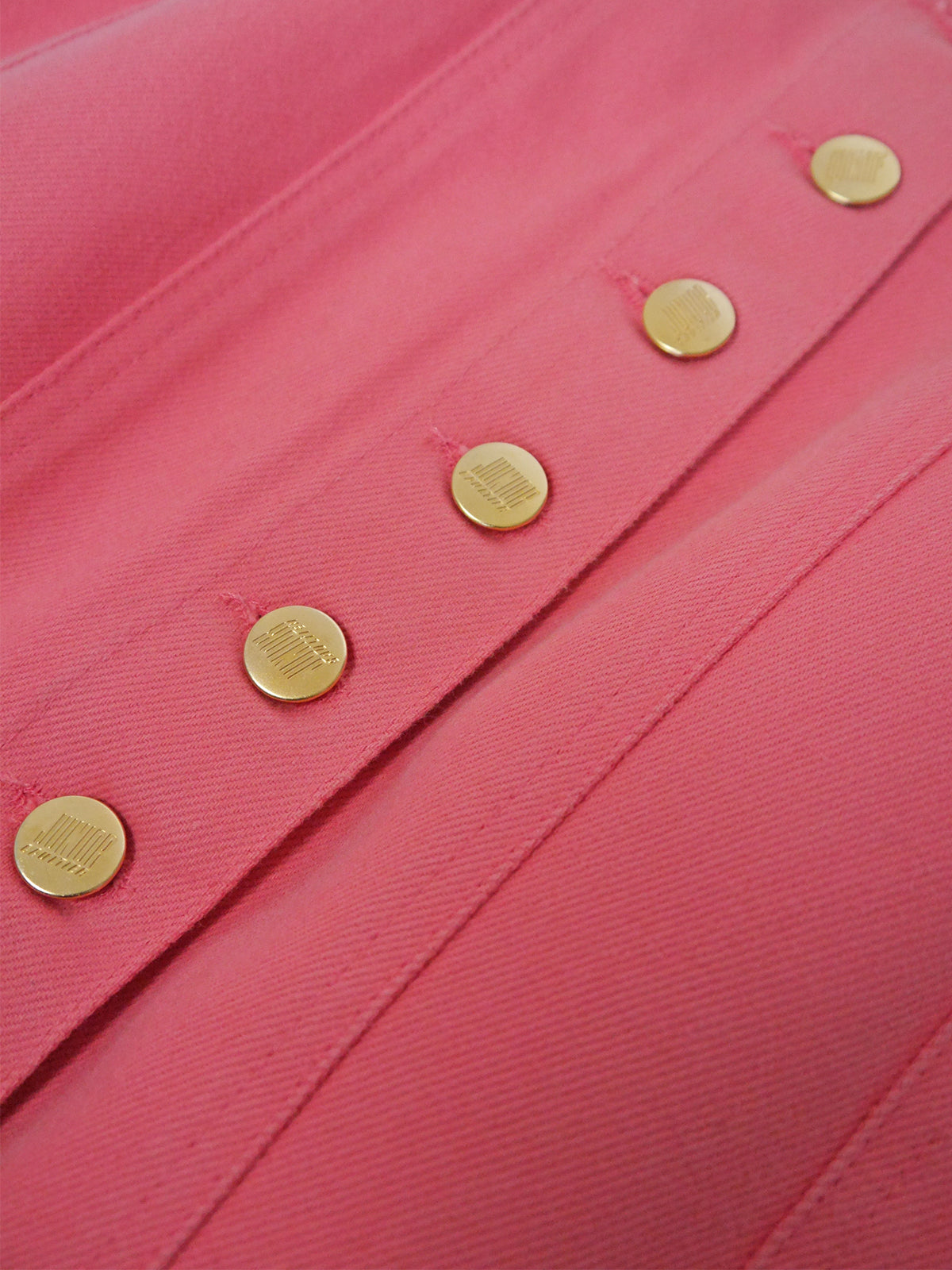 JEAN PAUL GAULTIER Vintage Lace-Up Denim Skirt