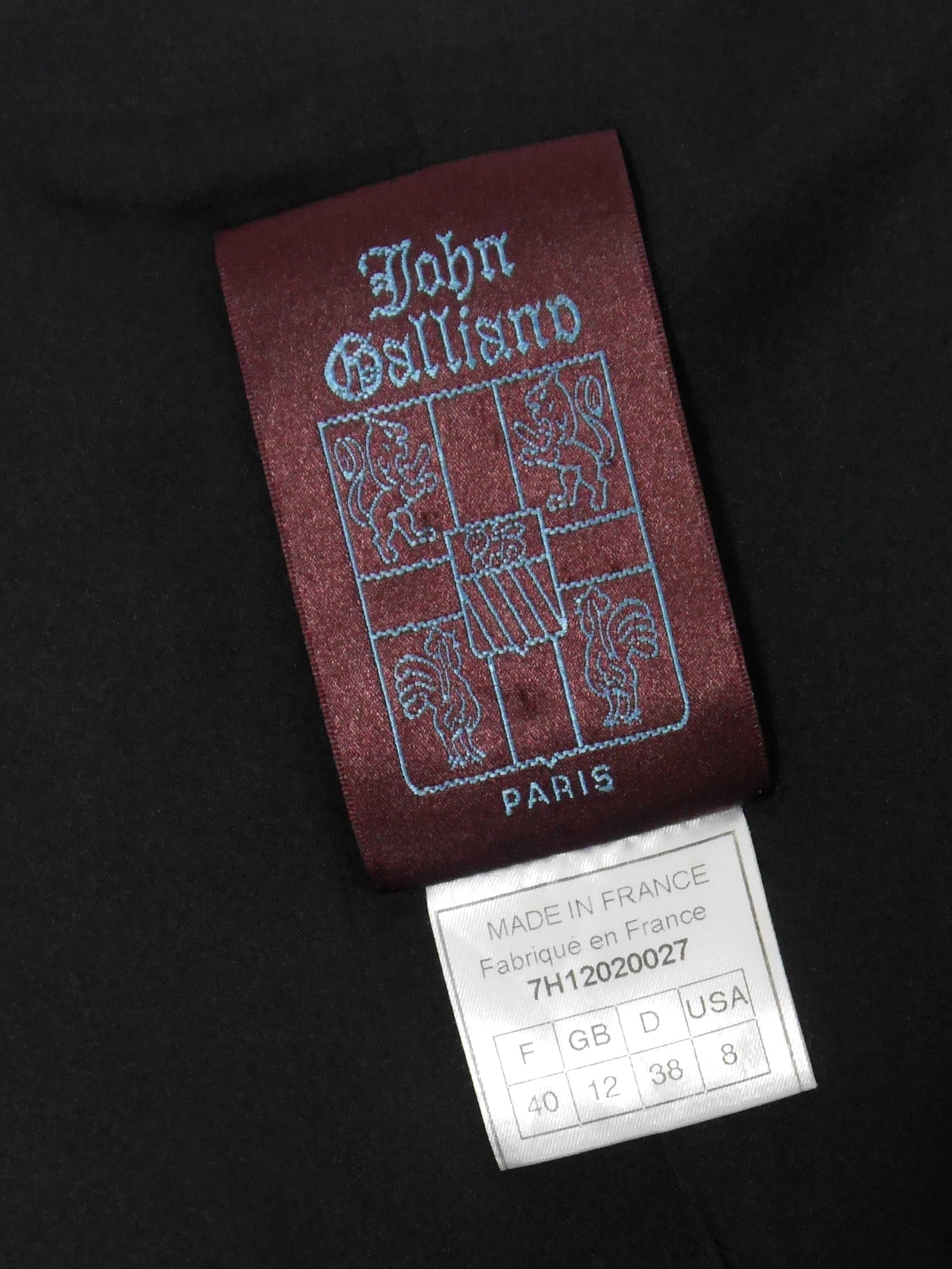 JOHN GALLIANO Fall 1997 Vintage Jacket w/ Circular Smocked Detail Size S-M