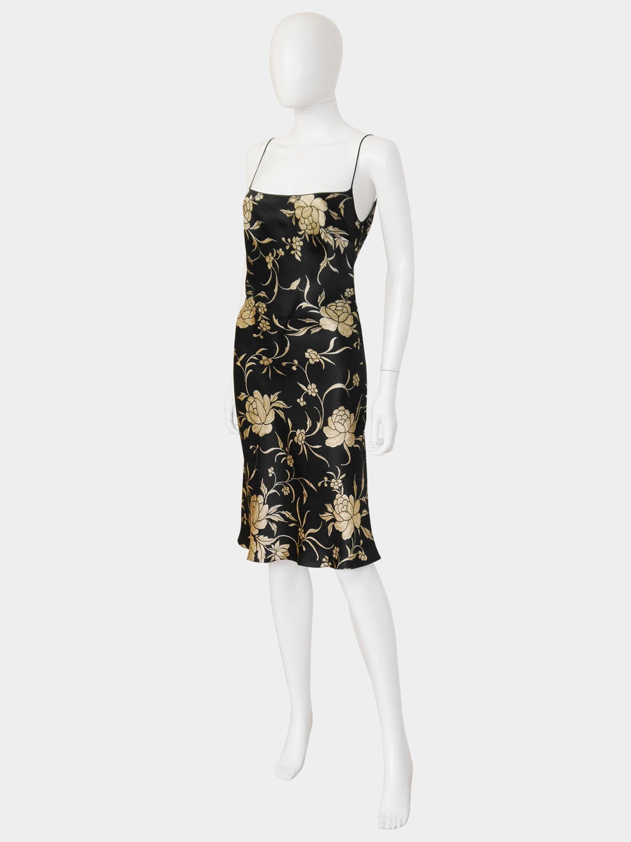 JOHN GALLIANO Spring 1997 Vintage Floral Jacquard Slip Dress & Jacket Size S-M