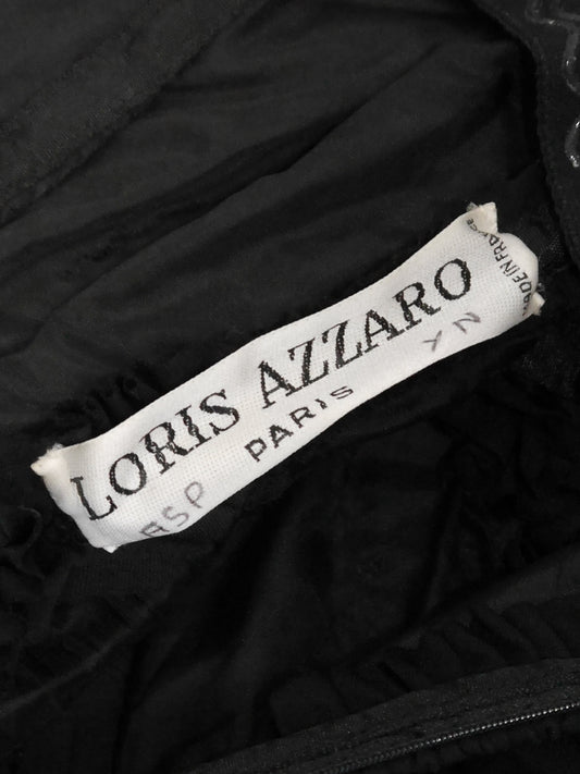 LORIS AZZARO 1980s Vintage Tulle Cocktail Evening Dress Size XS-S
