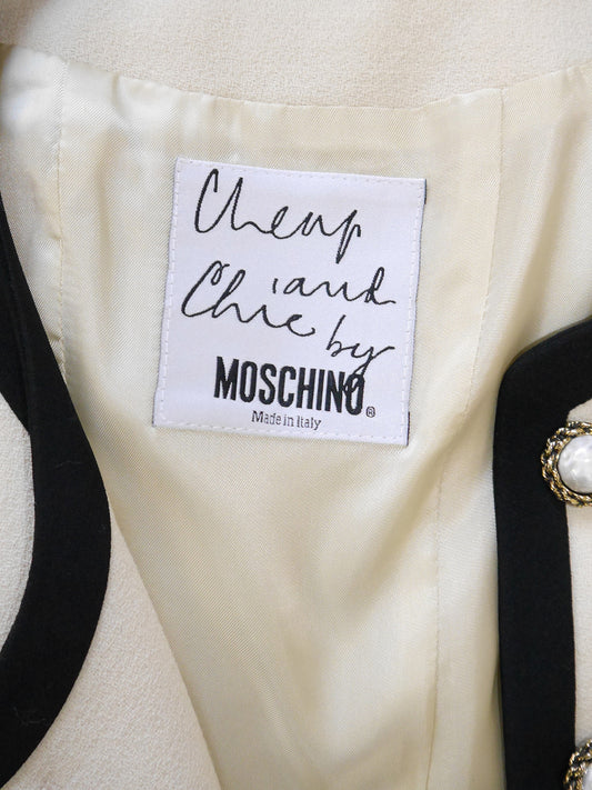 MOSCHINO 1990s Vintage "Let's Twist Again" Jacket