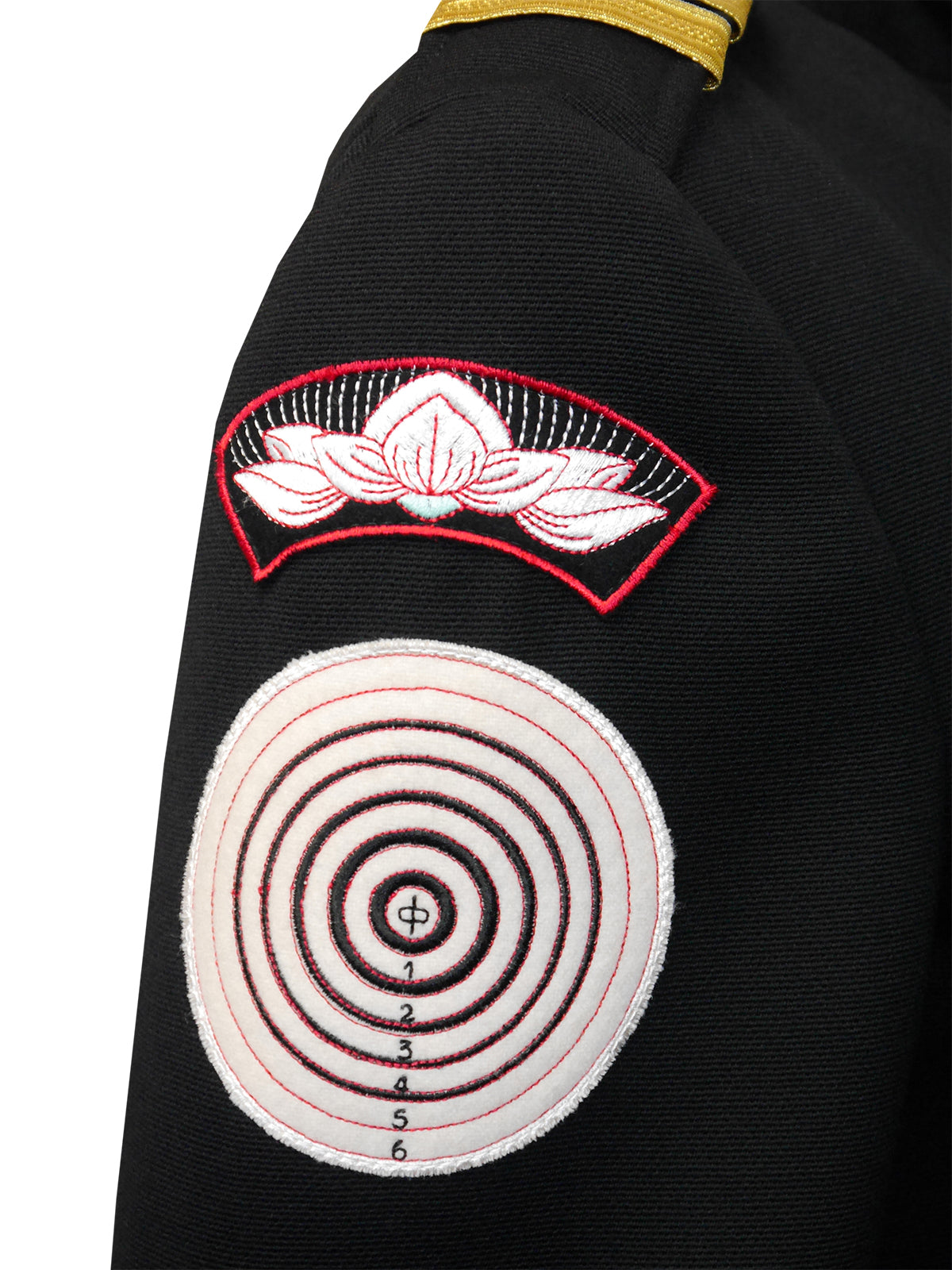 MOSCHINO Fall 1997 Vintage Harmony Chakra Yin Yang Military Uniform Jacket