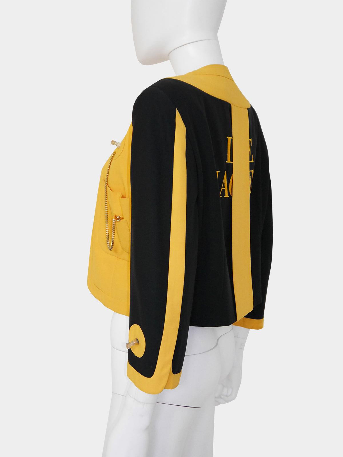 MOSCHINO Couture! Spring 1991 Lifesaver Jacket Size M