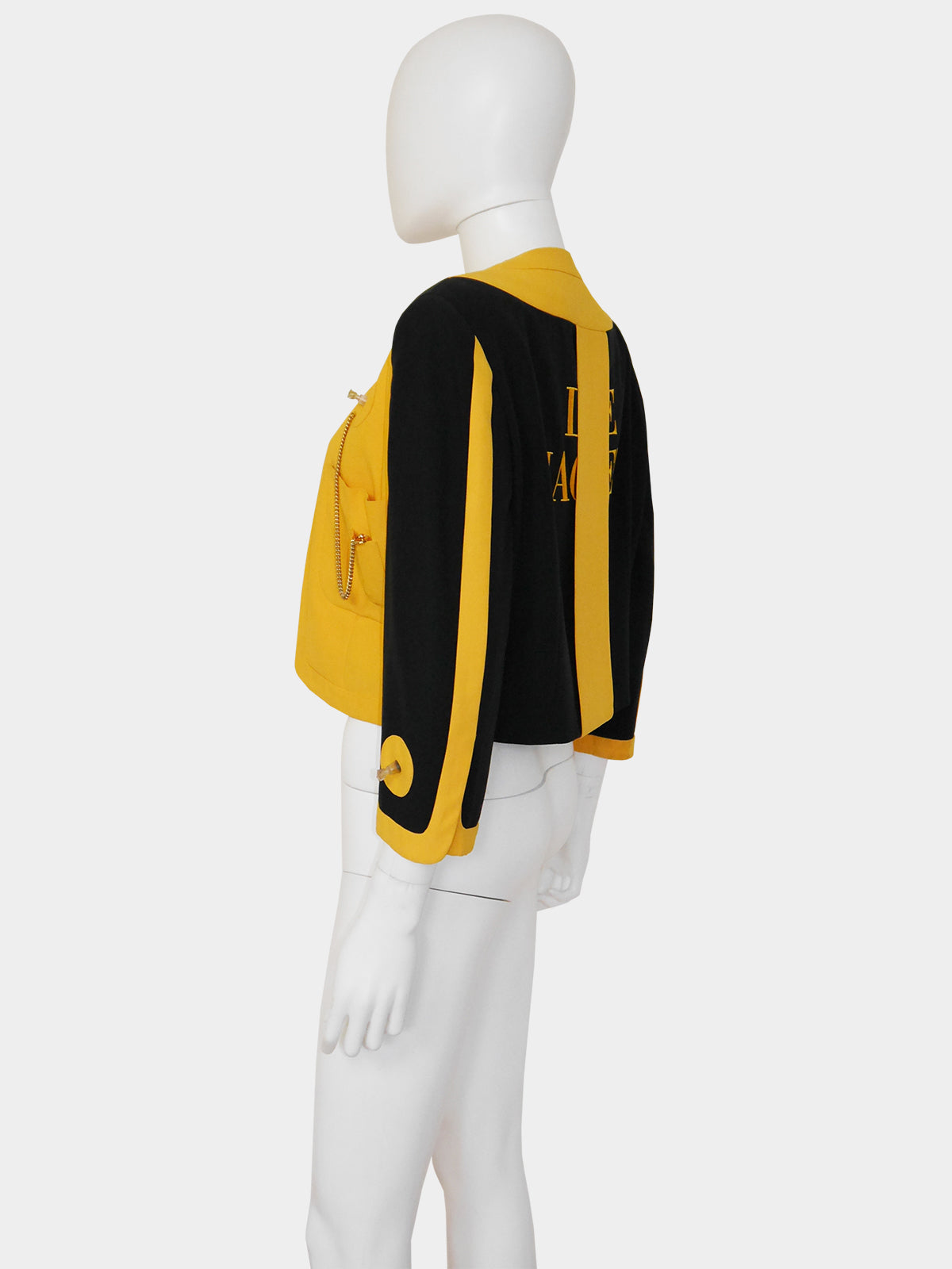 MOSCHINO Couture! Spring 1991 Lifesaver Jacket Size M