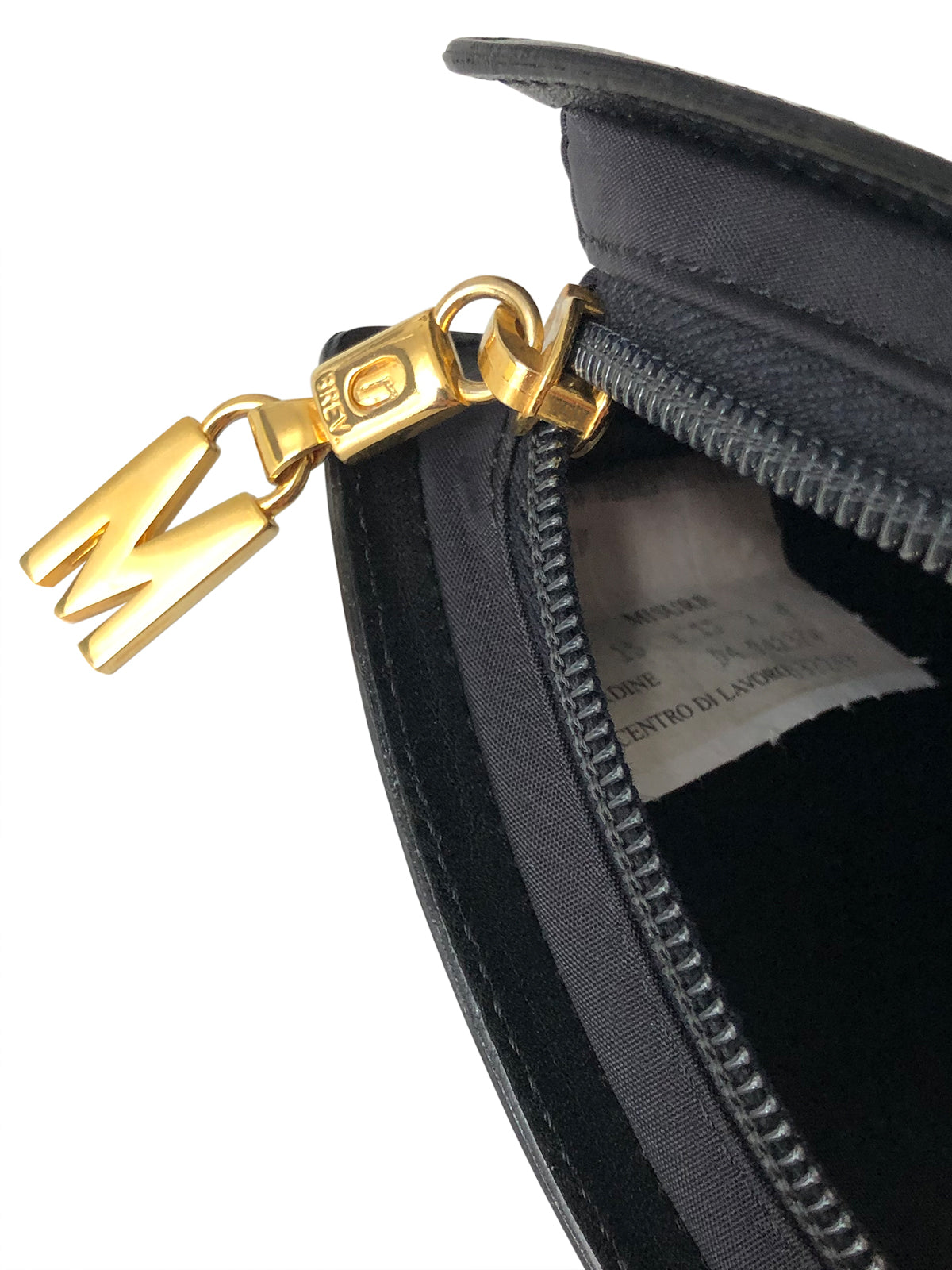 MOSCHINO by Redwall 1990s Vintage Black Heart Wristlet Evening Bag