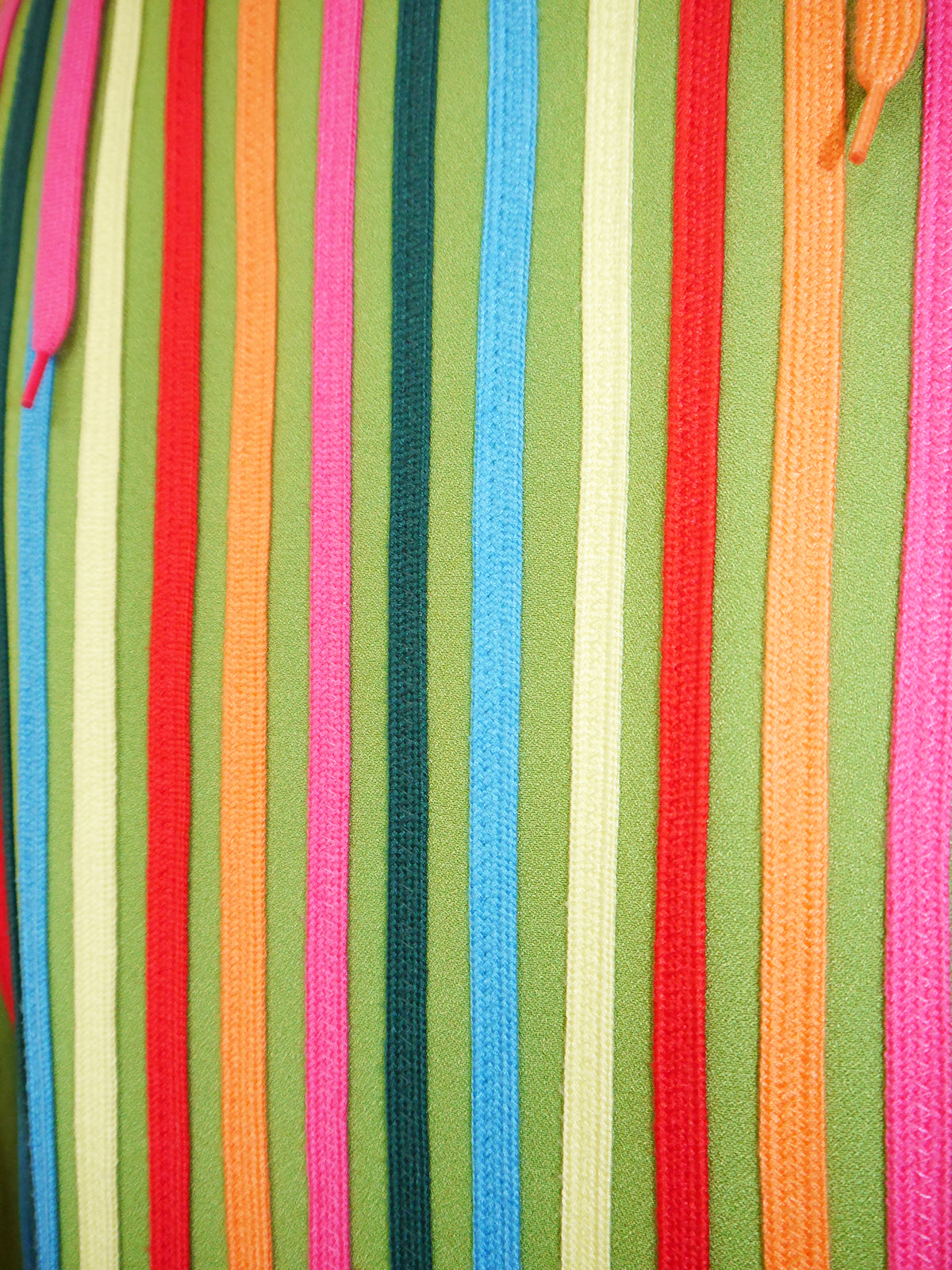 MOSCHINO 1990s Vintage Apple Green Shoe Lace Suit Skirt & Jacket