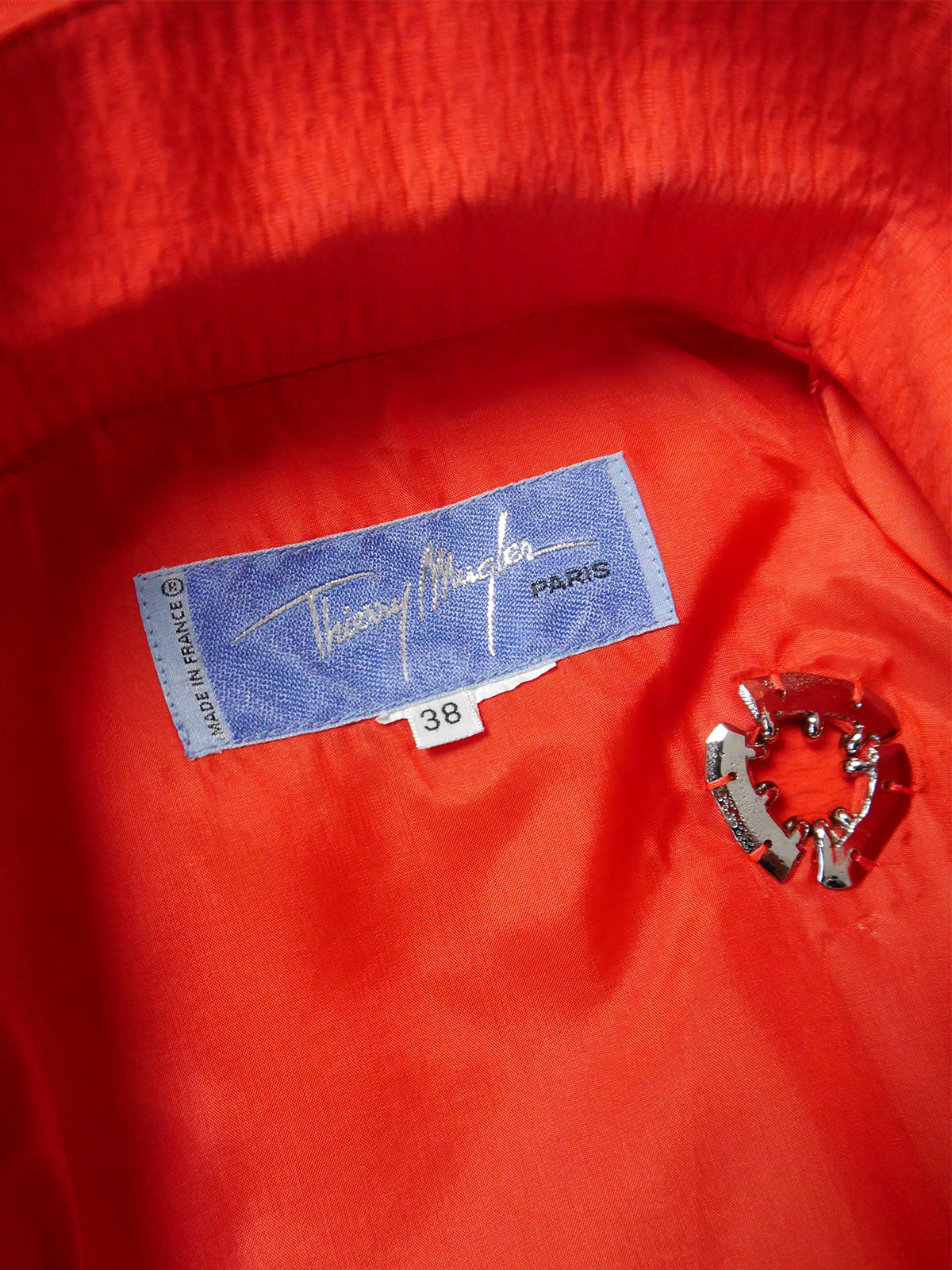 THIERRY MUGLER 1990s Vintage Jacket w/ Metal Claw Cut-Outs