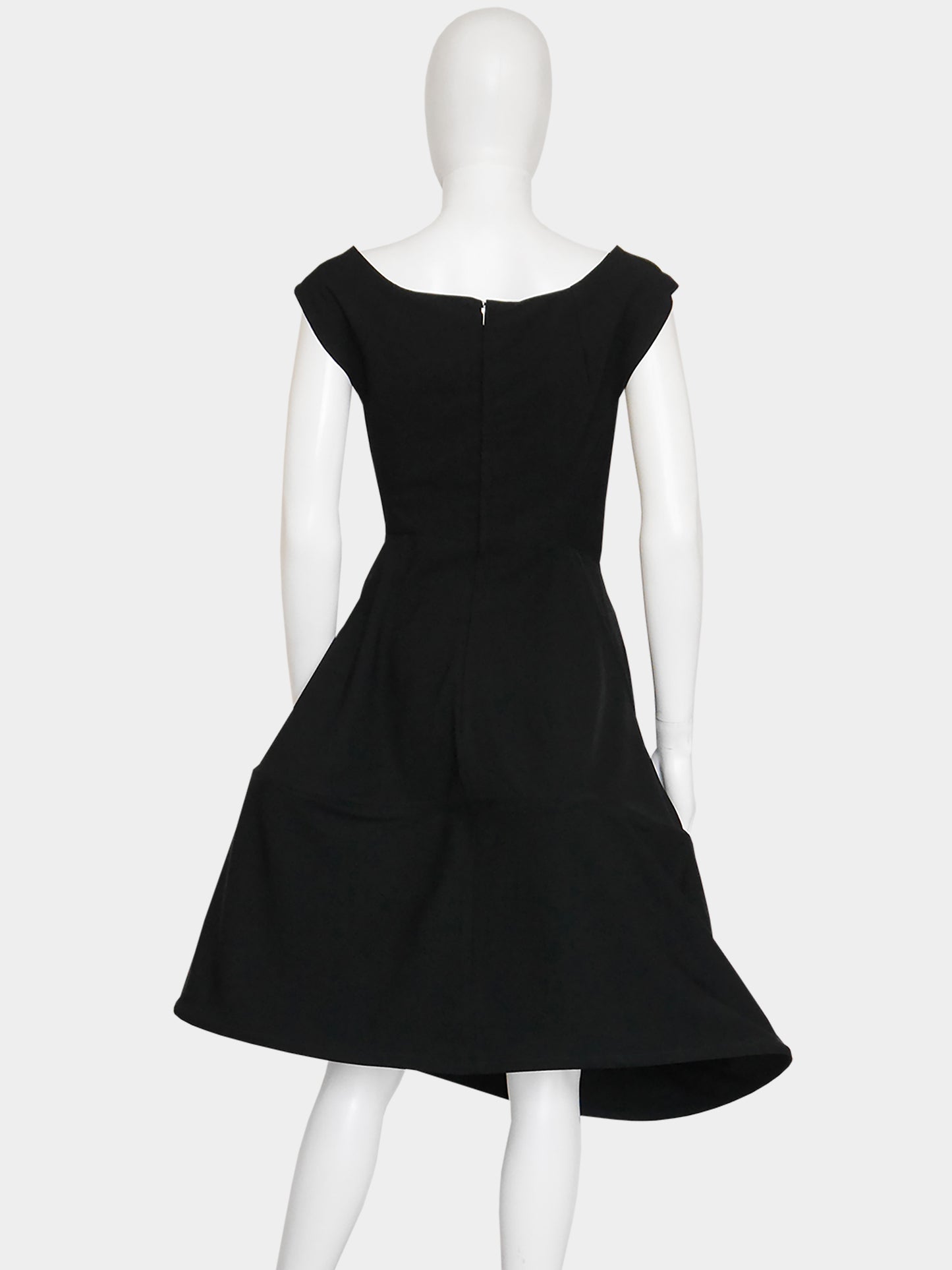 YOHJI YAMAMOTO Fall 1990 Asymmetrical Hoop Dress Size XS-S