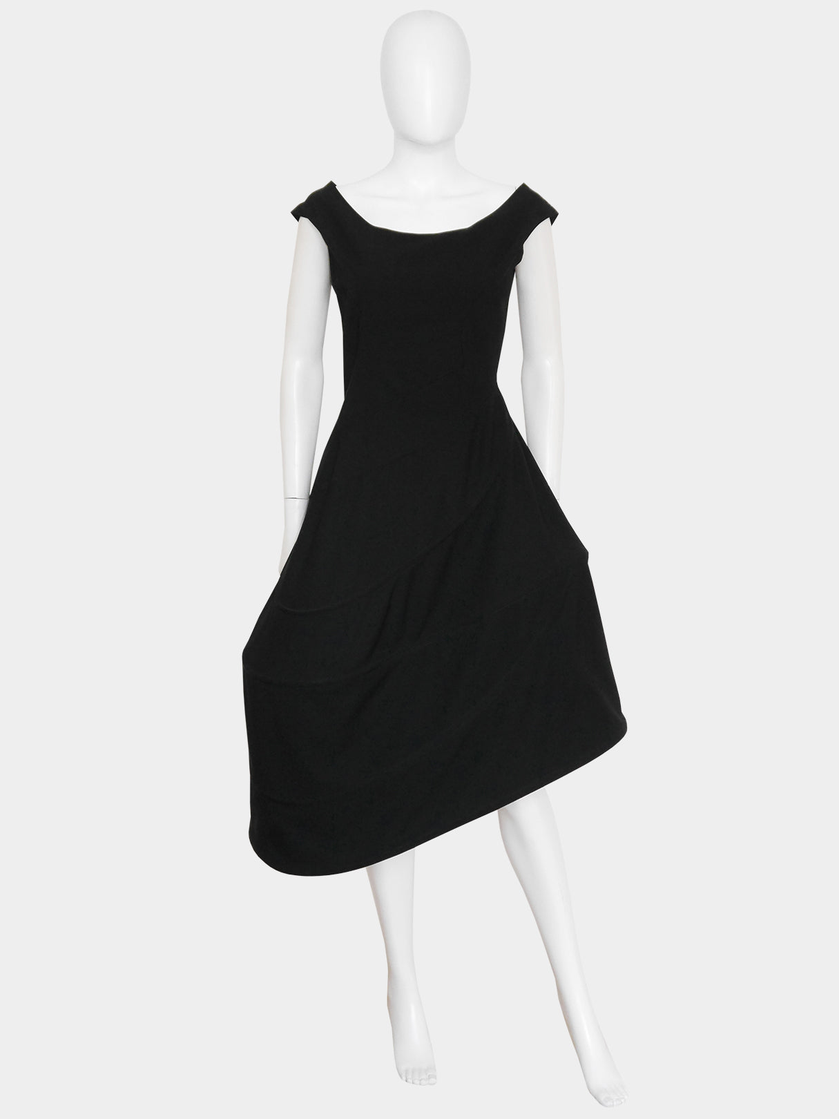 YOHJI YAMAMOTO Fall 1990 Asymmetrical Hoop Dress Size XS-S