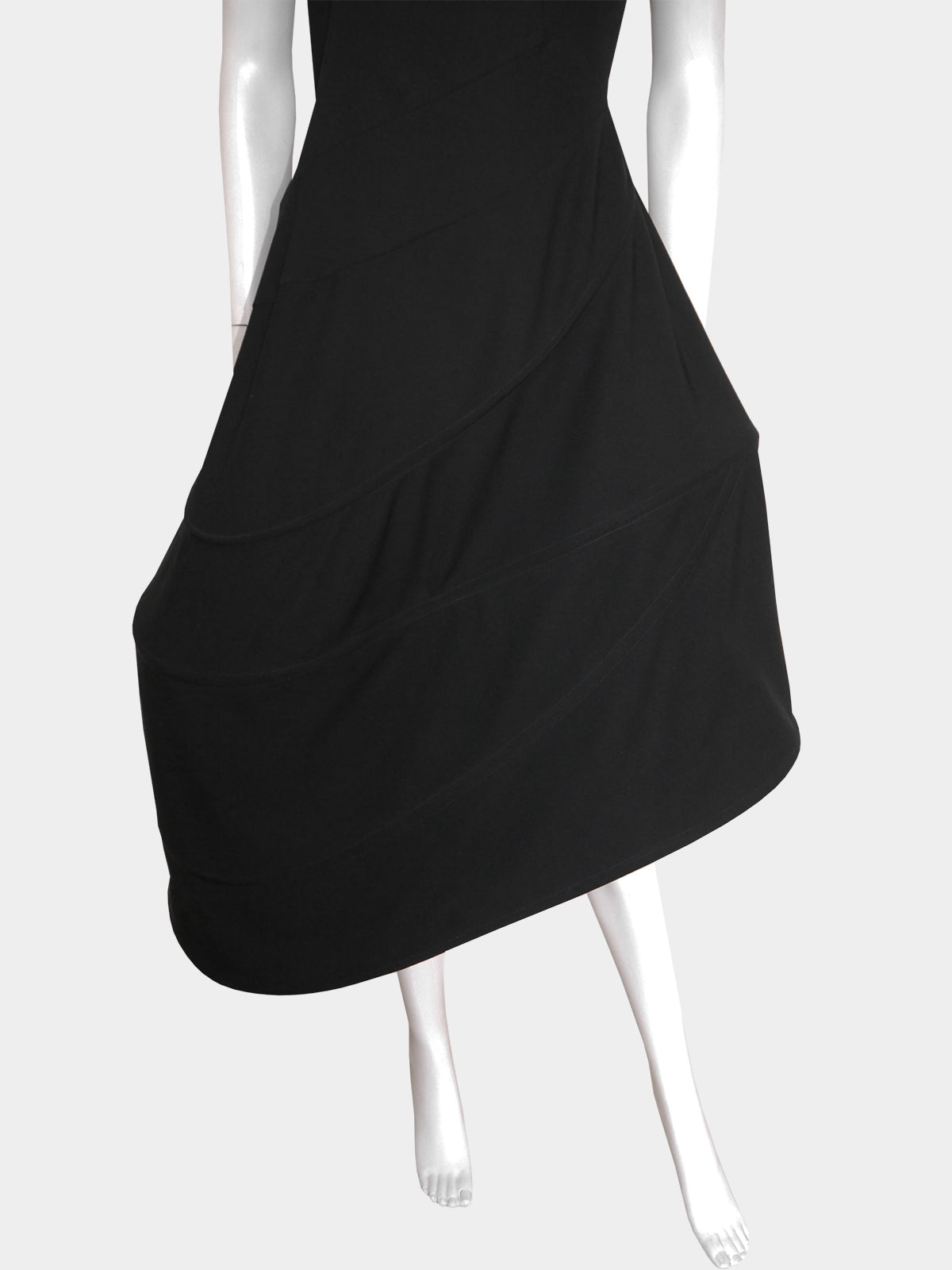 YOHJI YAMAMOTO Fall 1990 Asymmetrical Hoop Dress Size XS-S