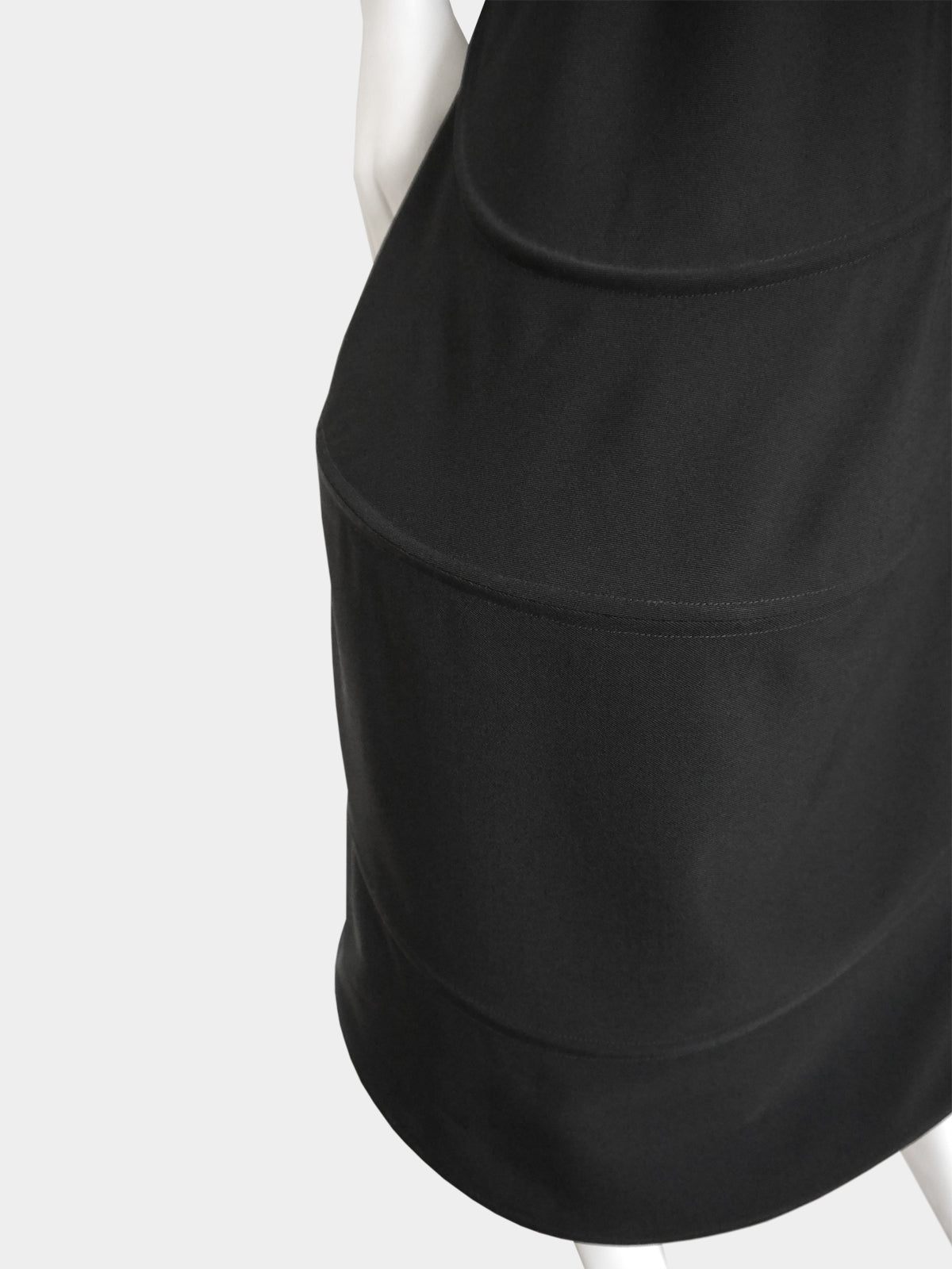 YOHJI YAMAMOTO Fall 1990 Asymmetrical Hoop Dress Size XS-S