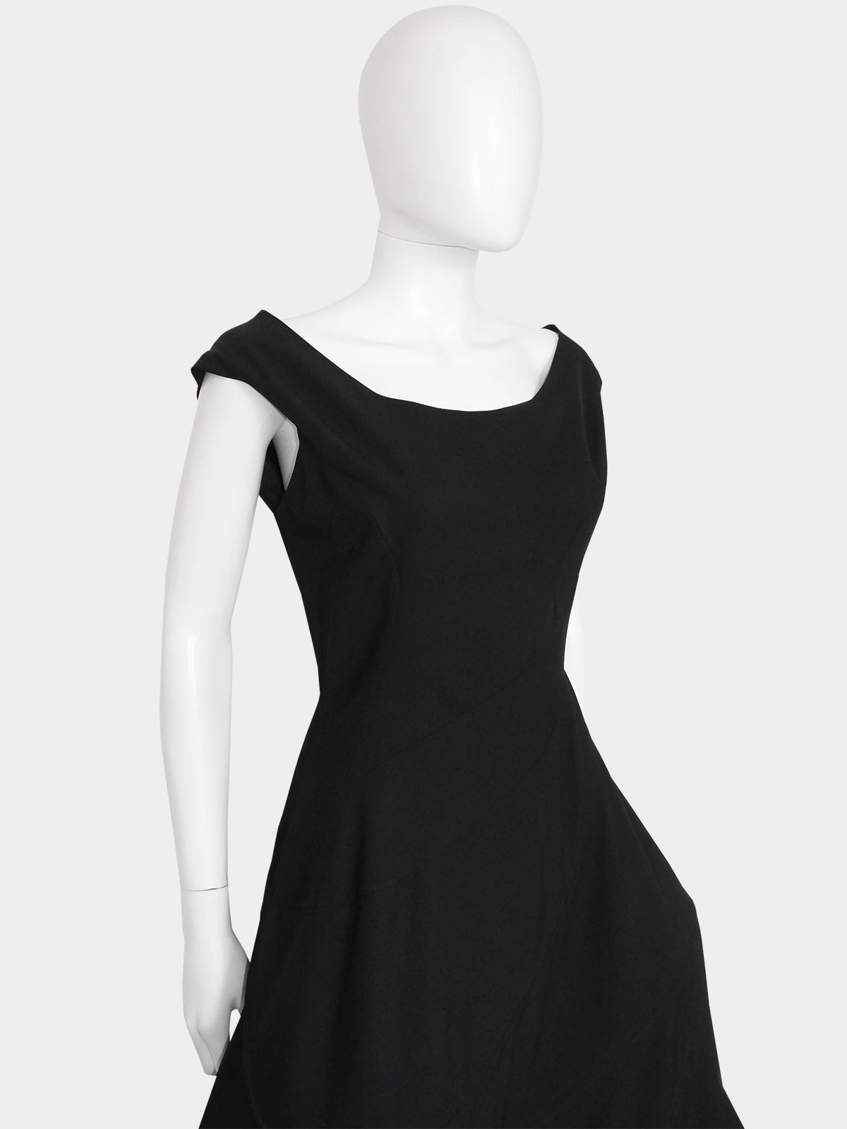 YOHJI YAMAMOTO Fall 1990 Asymmetrical Hoop Dress Size XS-S