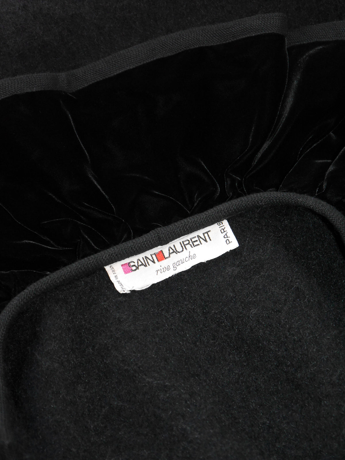 YVES SAINT LAURENT 1970s Vintage Mohair Wool Cape w/ Tassels