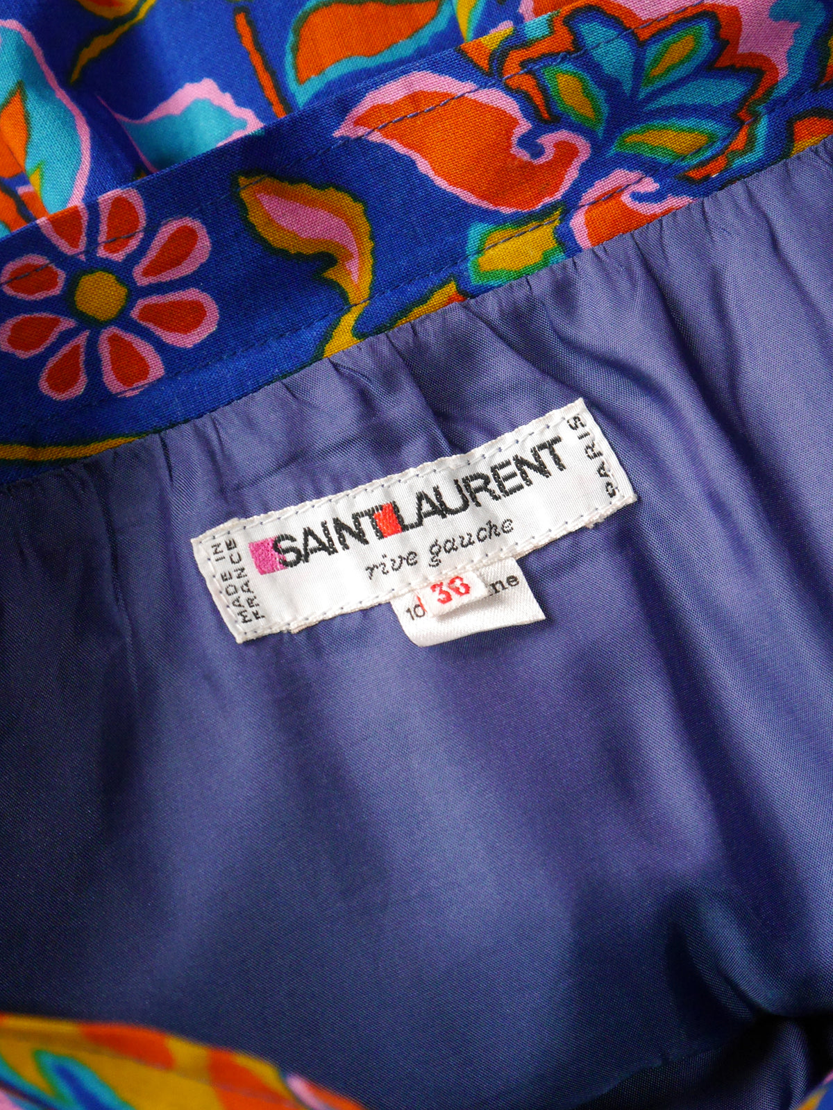 YVES SAINT LAURENT Vintage Fall 1976 Russian Collection Skirt