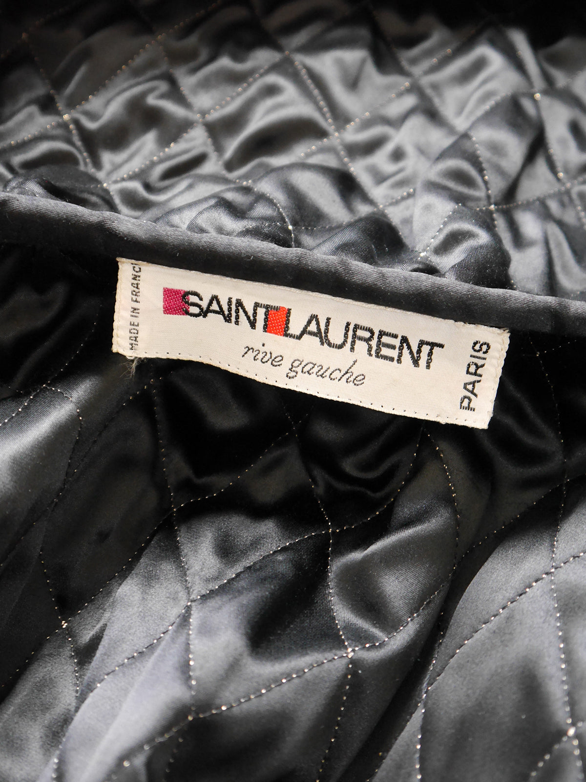 YVES SAINT LAURENT Fall 1977 Hooded Velvet Coat w/ Passementerie & Tassels