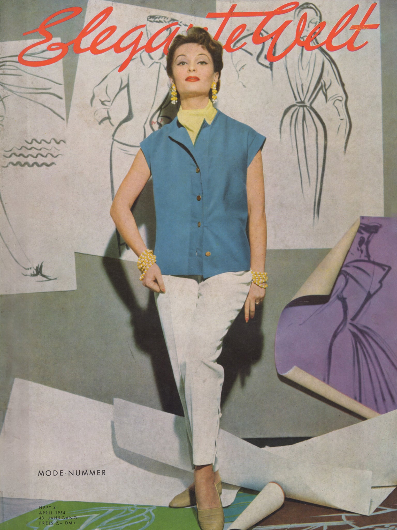 ELEGANTE WELT April 1954