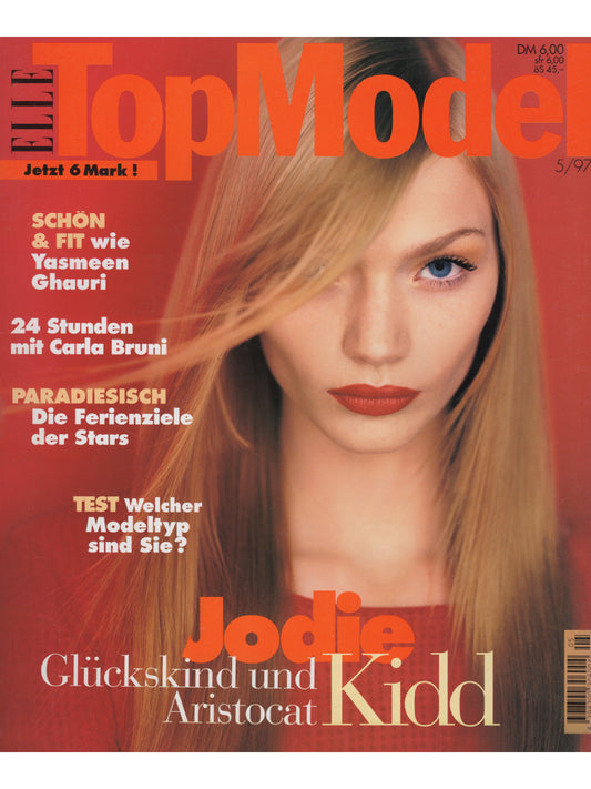 ELLE TOP MODEL No. 17 5/1997 August/September 1997 Jodie Kidd German Edition