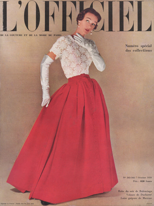 L'OFFICIEL PARIS October 1950