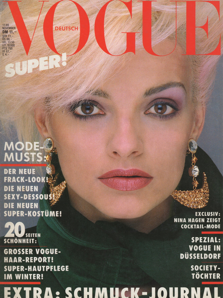 VOGUE GERMANY November 1985 – VINTAGE VON WERTH