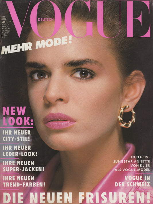 VOGUE GERMANY March 1986