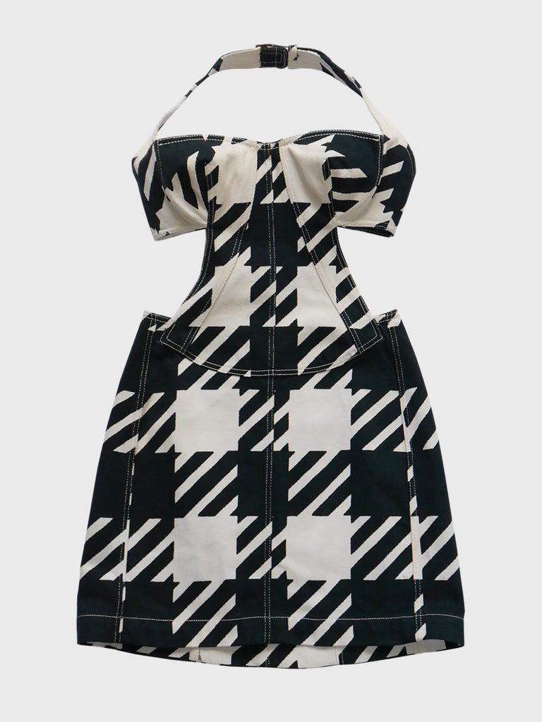 AZZEDINE ALAïA Spring 1991 Tati Mini Dress With Cut-Out Details