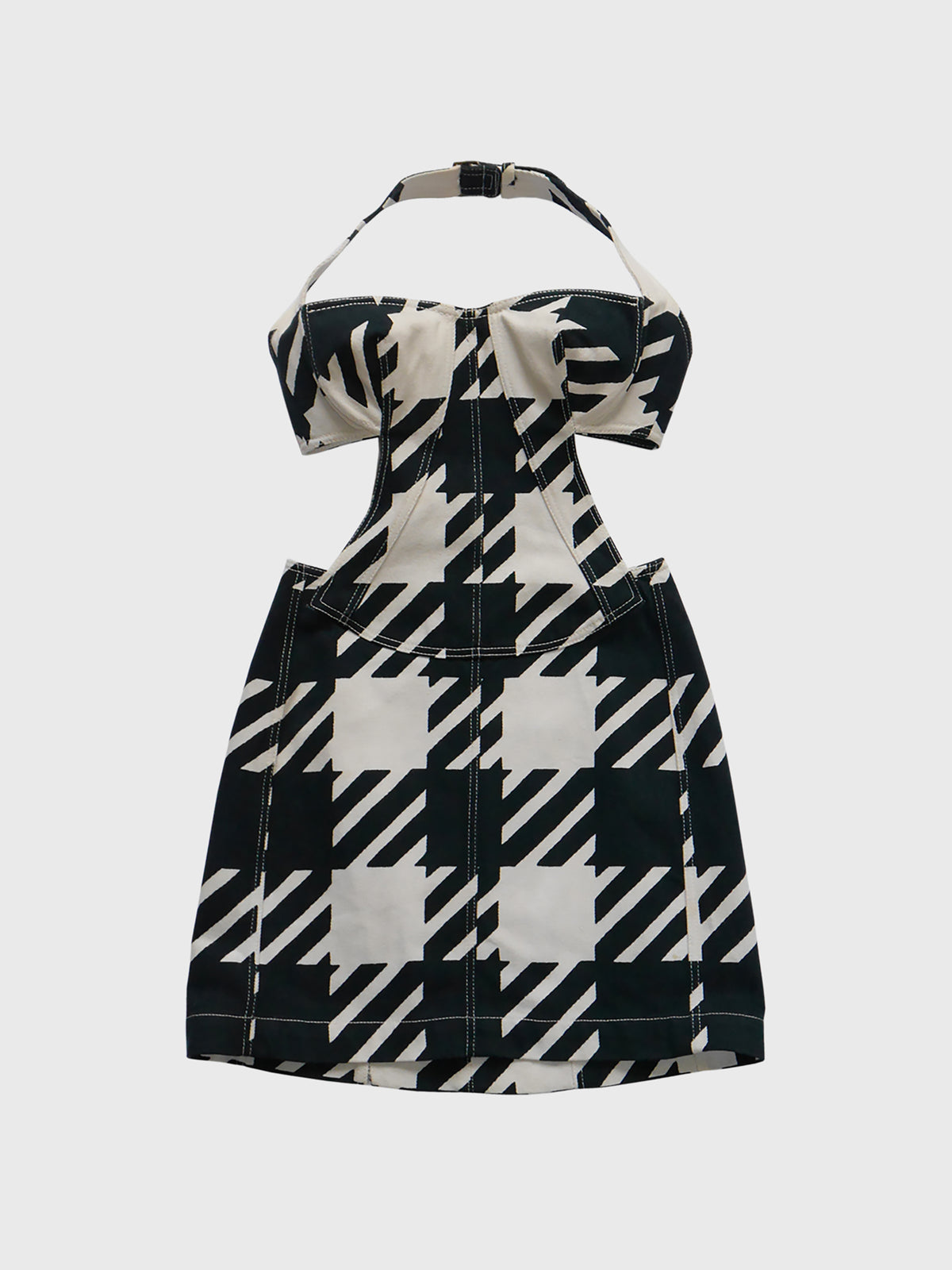 AZZEDINE ALAïA Vintage Spring 1991 Tati Mini Dress With Cut-Out Details