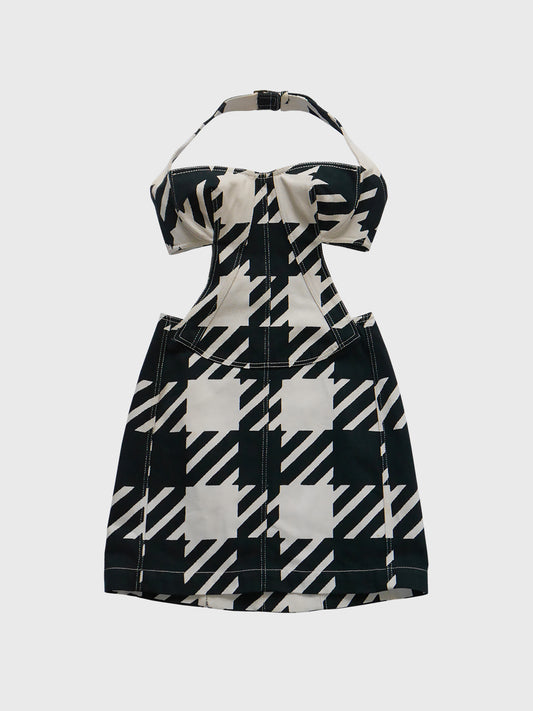 AZZEDINE ALAïA Vintage Spring 1991 Tati Mini Dress With Cut-Out Details
